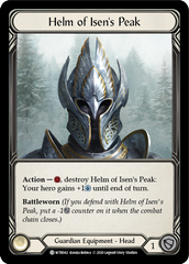 Helm of Isen's Peak [U-WTR042] (Welcome to Rathe Unlimited)  Unlimited Rainbow Foil | Kessel Run Games Inc. 