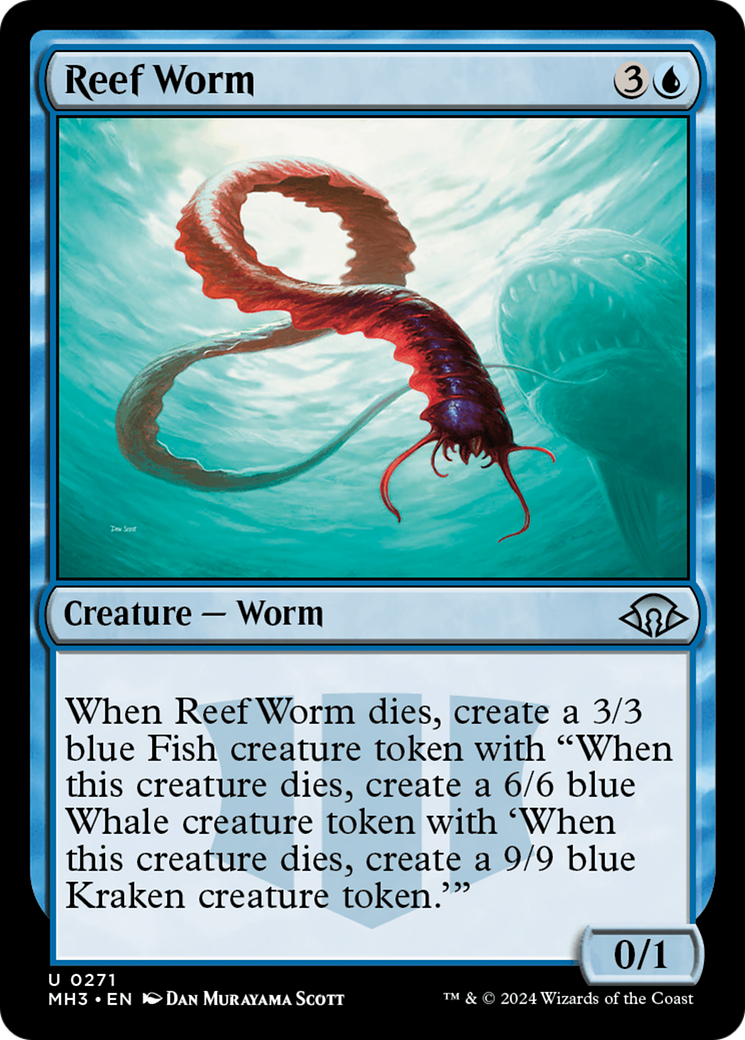 Reef Worm [Modern Horizons 3] | Kessel Run Games Inc. 