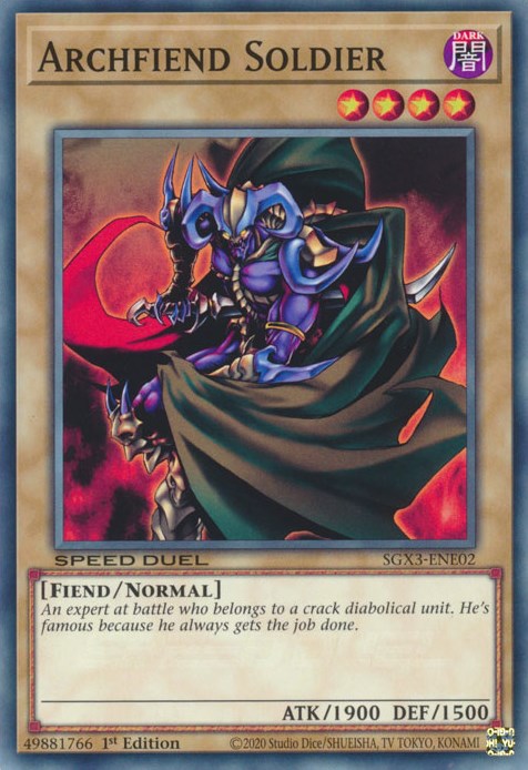 Archfiend Soldier [SGX3-ENE02] Common | Kessel Run Games Inc. 