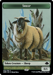 Goblin // Sheep Double-Sided Token [Dominaria Remastered Tokens] | Kessel Run Games Inc. 