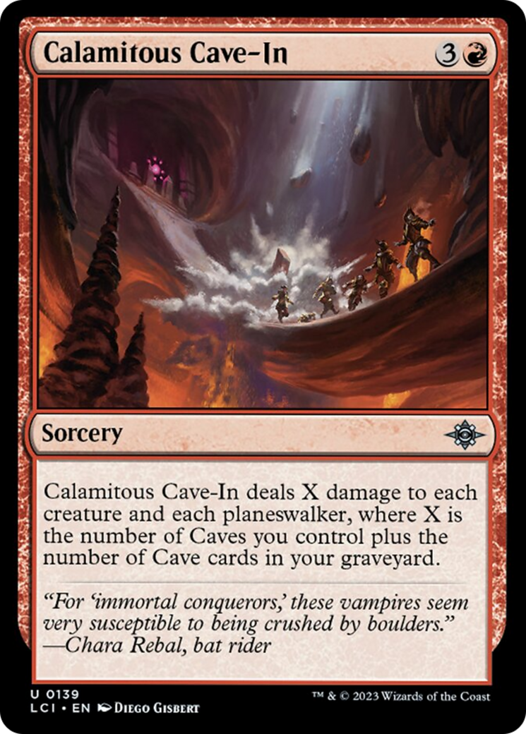 Calamitous Cave-In [The Lost Caverns of Ixalan] | Kessel Run Games Inc. 