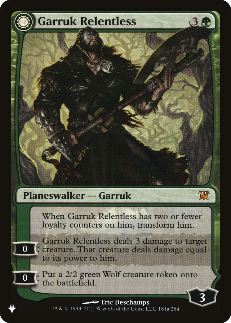 Garruk Relentless // Garruk, the Veil-Cursed [Secret Lair: From Cute to Brute] | Kessel Run Games Inc. 