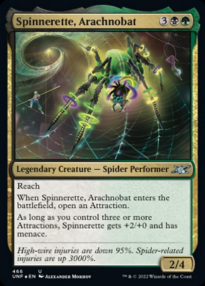 Spinnerette, Arachnobat (Galaxy Foil) [Unfinity] | Kessel Run Games Inc. 