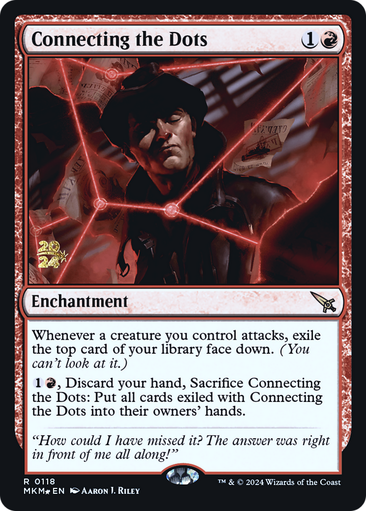 Connecting the Dots [Murders at Karlov Manor Prerelease Promos] | Kessel Run Games Inc. 