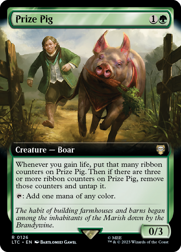 Prize Pig (Extended Art) [The Lord of the Rings: Tales of Middle-Earth Commander] | Kessel Run Games Inc. 