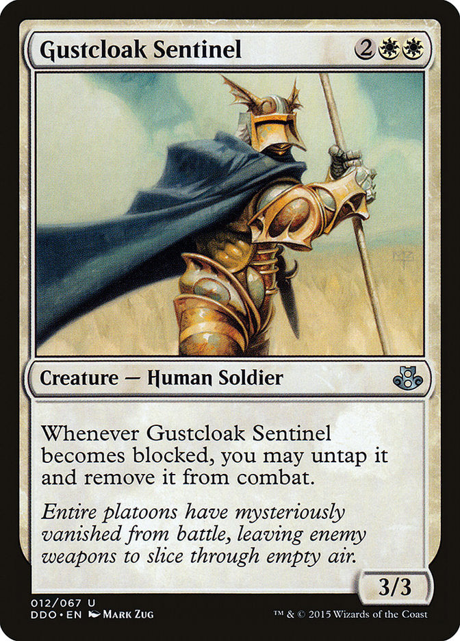 Gustcloak Sentinel [Duel Decks: Elspeth vs. Kiora] | Kessel Run Games Inc. 