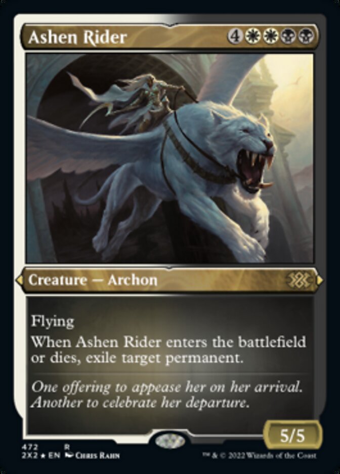 Ashen Rider (Foil Etched) [Double Masters 2022] | Kessel Run Games Inc. 