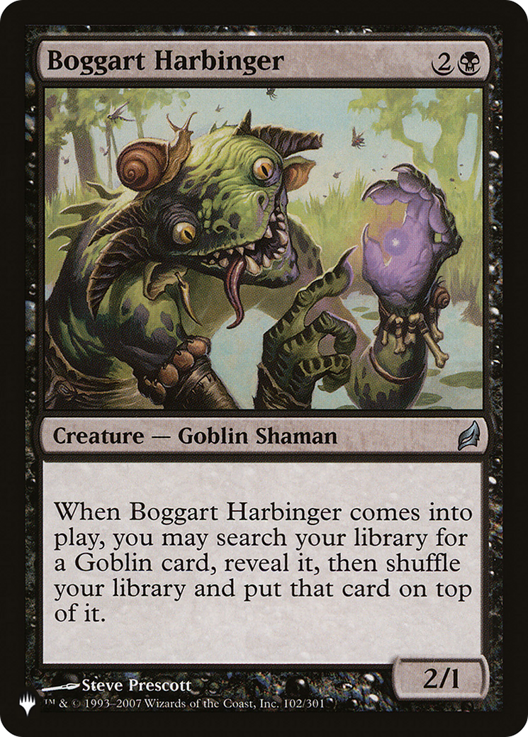 Boggart Harbinger [The List Reprints] | Kessel Run Games Inc. 