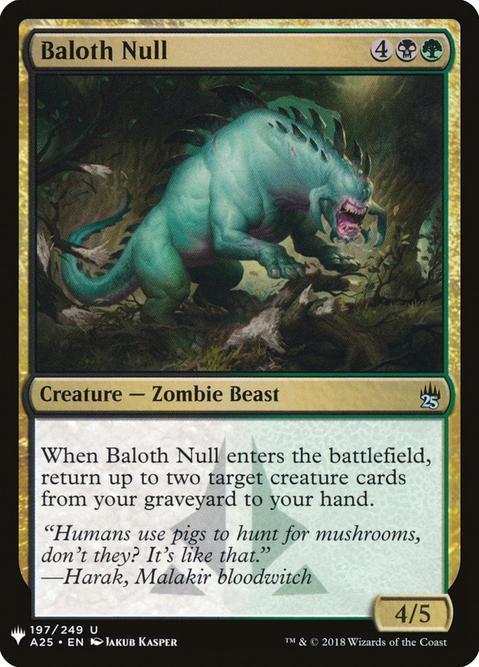 Baloth Null [Mystery Booster] | Kessel Run Games Inc. 