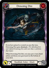 Drowning Dire (Yellow) [EVR111] (Everfest)  1st Edition Normal | Kessel Run Games Inc. 