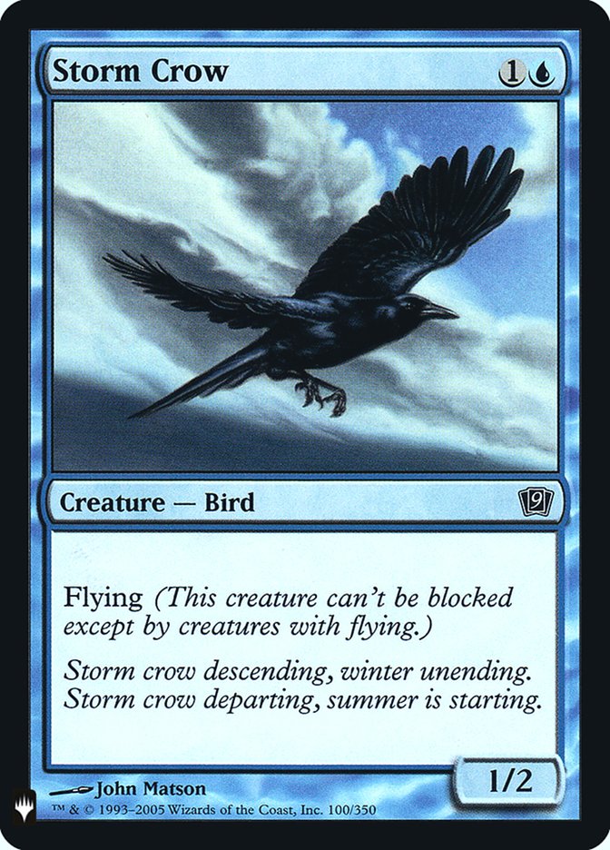 Storm Crow [Mystery Booster] | Kessel Run Games Inc. 