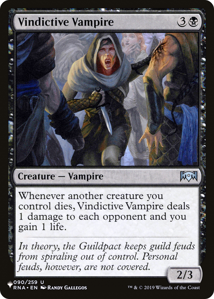 Vindictive Vampire [The List Reprints] | Kessel Run Games Inc. 