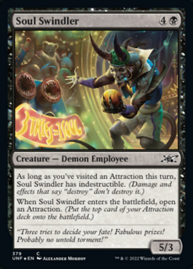 Soul Swindler (Galaxy Foil) [Unfinity] | Kessel Run Games Inc. 