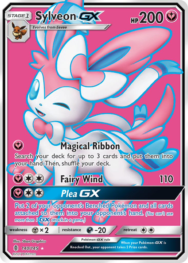 Sylveon GX (140/145) [Sun & Moon: Guardians Rising] | Kessel Run Games Inc. 