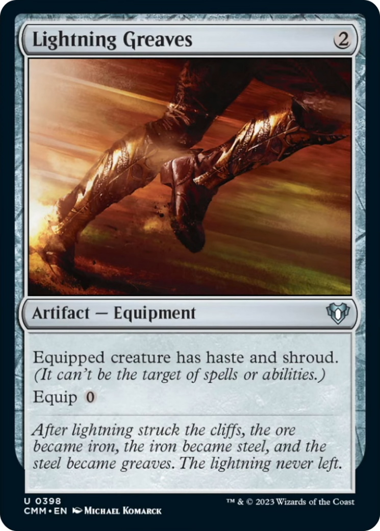 Lightning Greaves [Commander Masters] | Kessel Run Games Inc. 