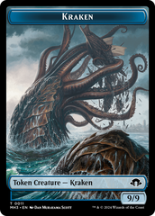 Eldrazi Spawn // Kraken Double-Sided Token [Modern Horizons 3 Tokens] | Kessel Run Games Inc. 