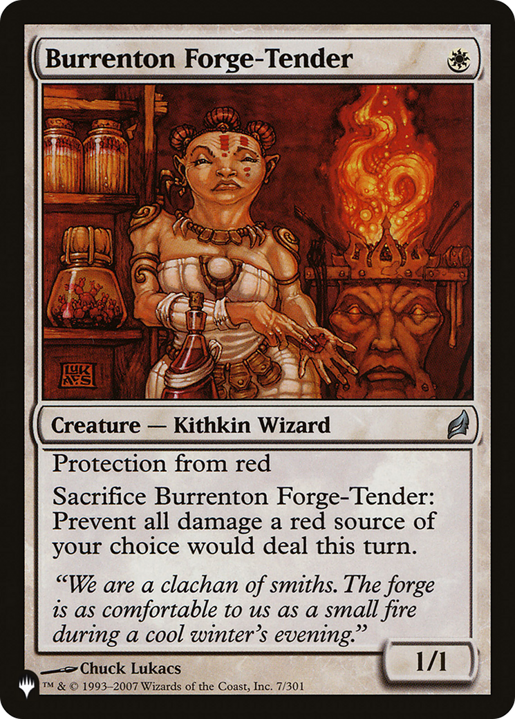 Burrenton Forge-Tender [The List Reprints] | Kessel Run Games Inc. 