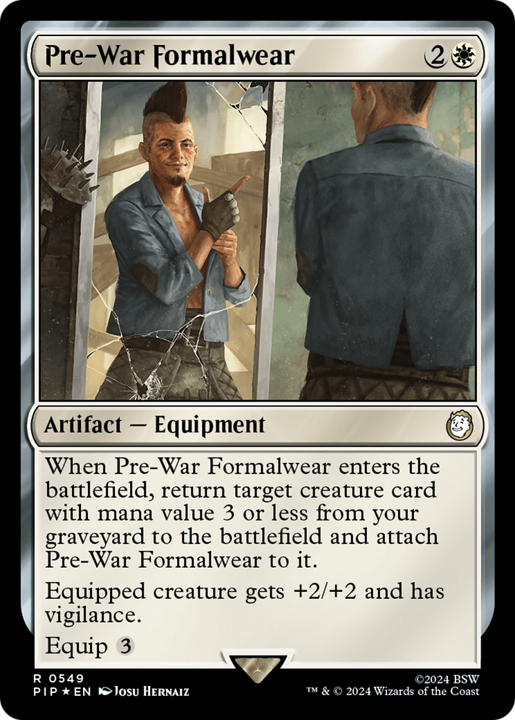 Pre-War Formalwear (Surge Foil) [Fallout] | Kessel Run Games Inc. 