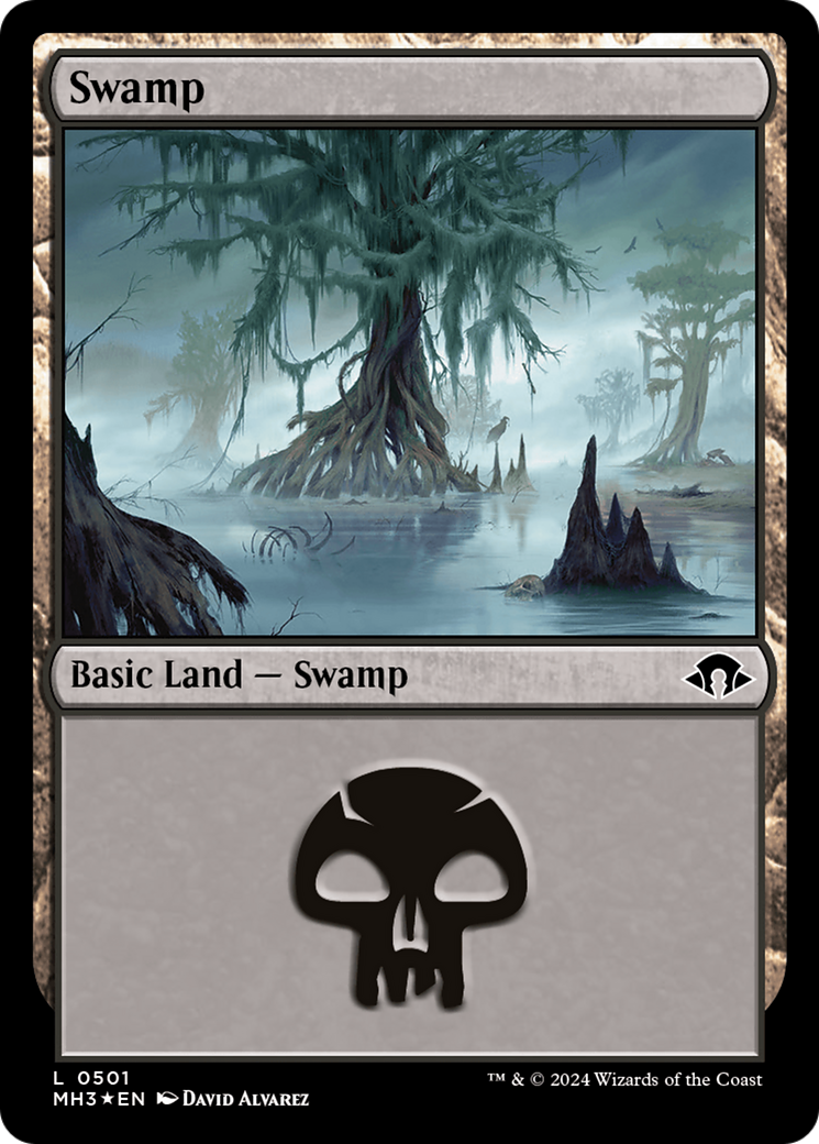 Swamp (0501) (Ripple Foil) [Modern Horizons 3] | Kessel Run Games Inc. 