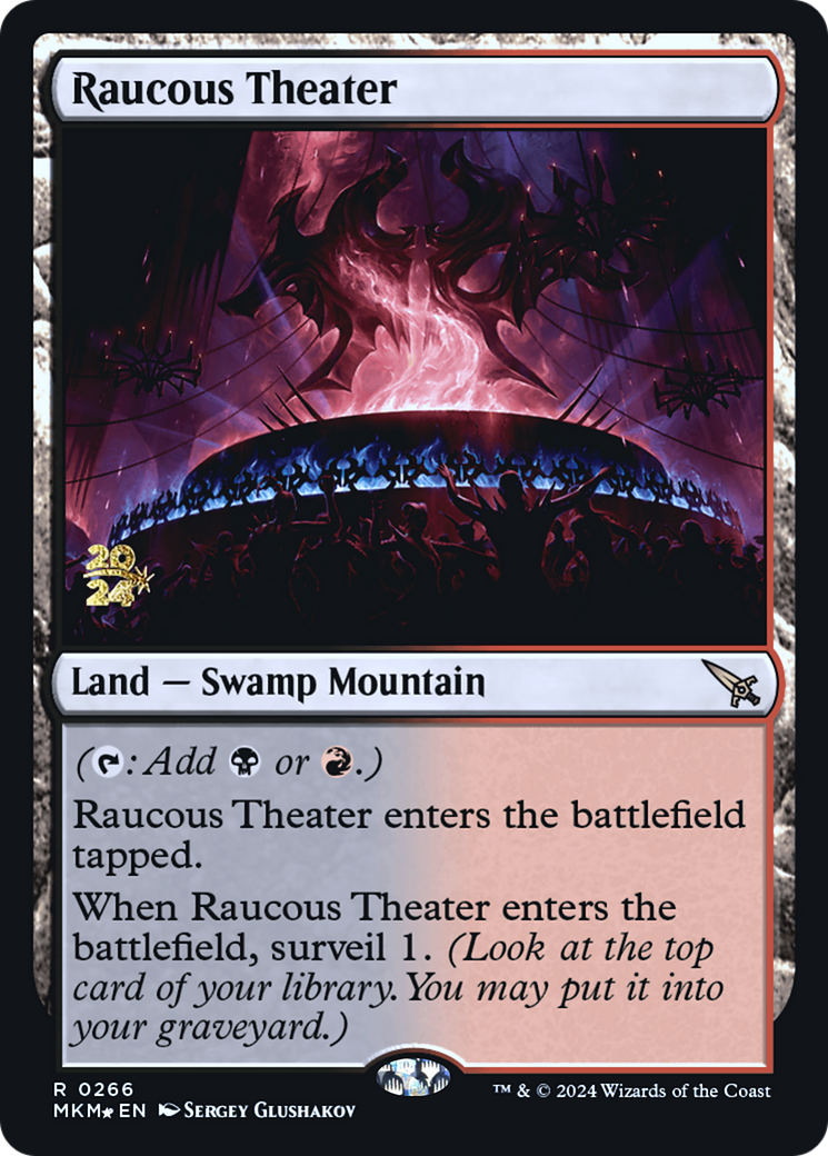 Raucous Theater [Murders at Karlov Manor Prerelease Promos] | Kessel Run Games Inc. 