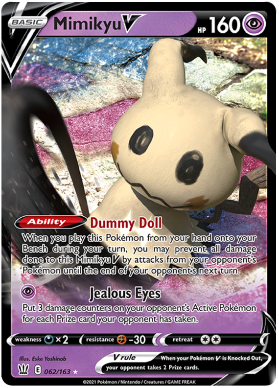 Mimikyu V (062/163) [Sword & Shield: Battle Styles] | Kessel Run Games Inc. 