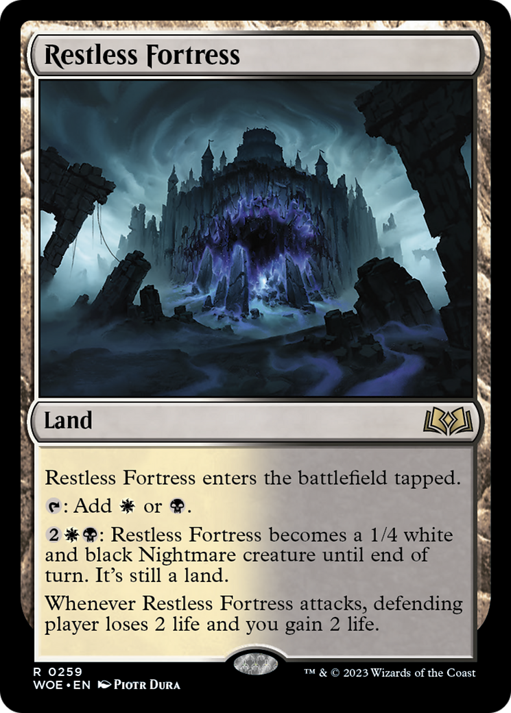 Restless Fortress [Wilds of Eldraine] | Kessel Run Games Inc. 