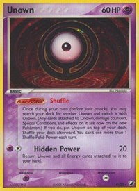 Unown (O) (O/28) [EX: Unseen Forces] | Kessel Run Games Inc. 