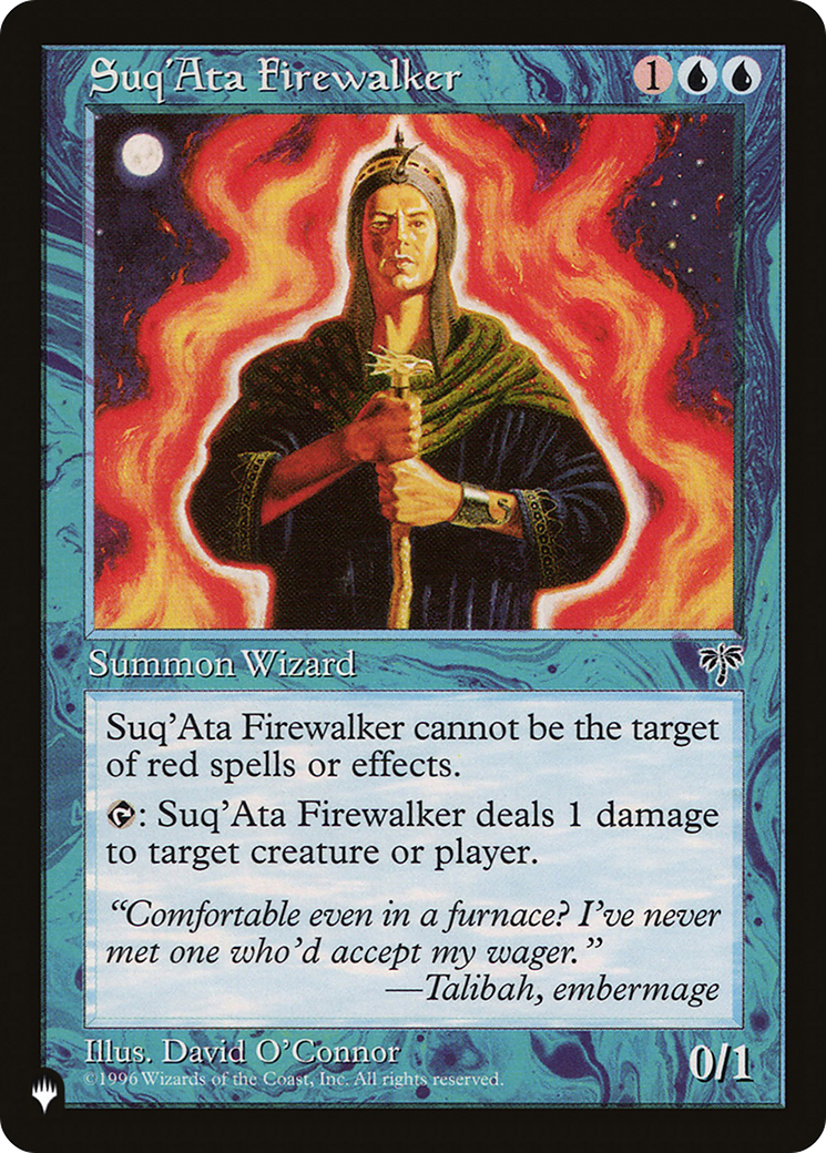 Suq'Ata Firewalker [The List Reprints] | Kessel Run Games Inc. 