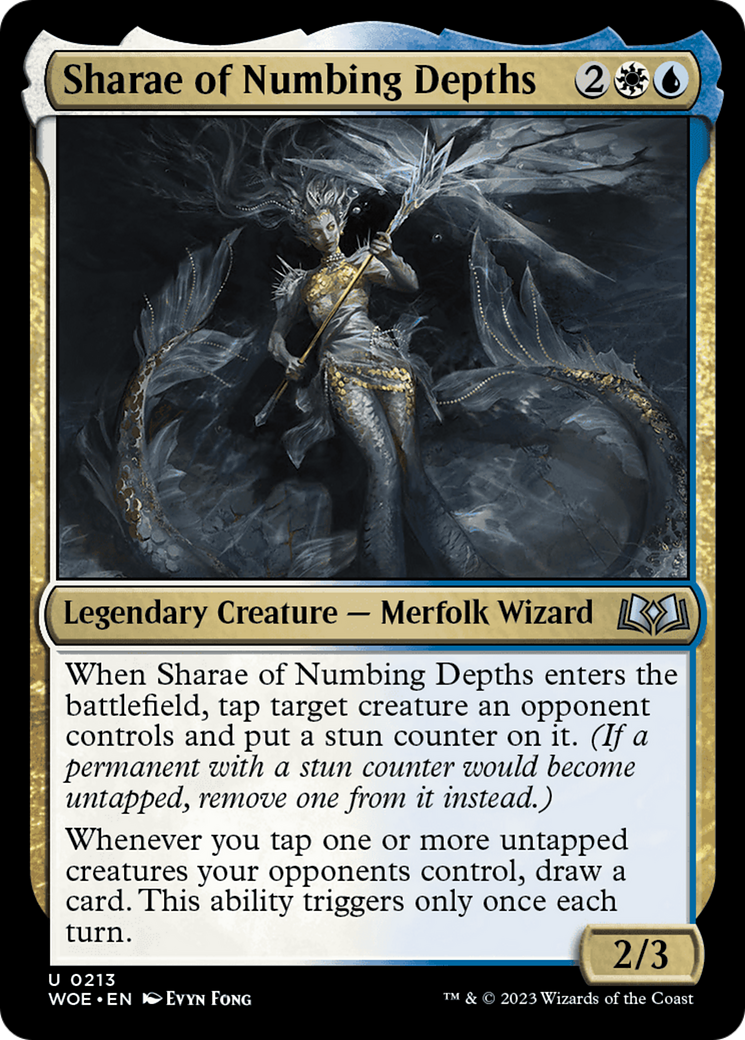 Sharae of Numbing Depths [Wilds of Eldraine] | Kessel Run Games Inc. 