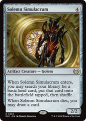 Solemn Simulacrum [Duskmourn: House of Horror Commander] | Kessel Run Games Inc. 