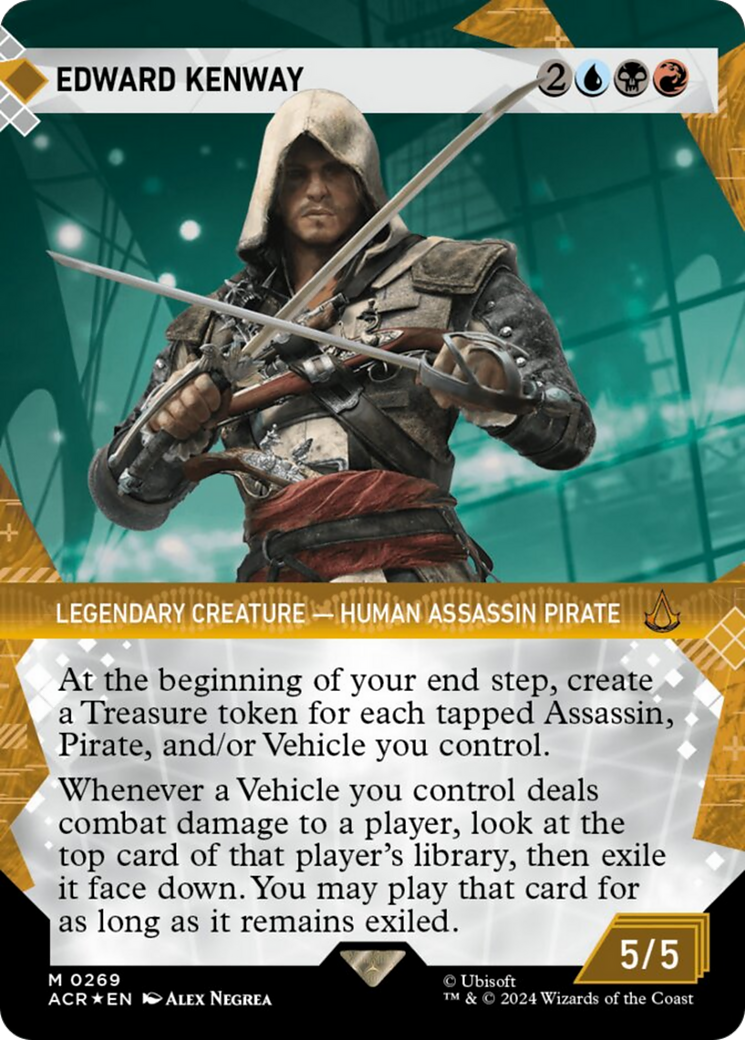 Edward Kenway (Showcase) (Textured Foil) [Assassin's Creed] | Kessel Run Games Inc. 
