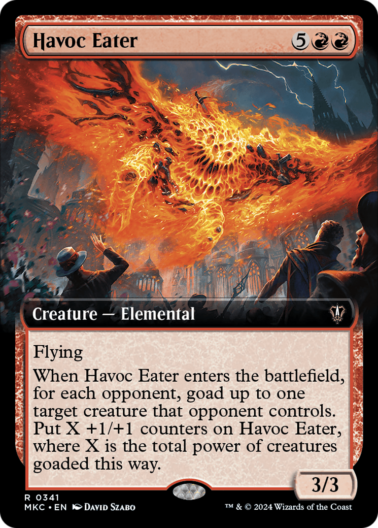 Havoc Eater (Extended Art) [Murders at Karlov Manor Commander] | Kessel Run Games Inc. 