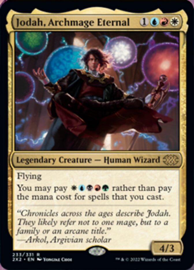 Jodah, Archmage Eternal [Double Masters 2022] | Kessel Run Games Inc. 