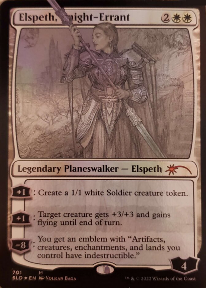 Elspeth, Knight-Errant (Sketch) [Secret Lair Drop Promos] | Kessel Run Games Inc. 