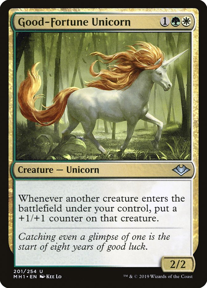 Good-Fortune Unicorn [Modern Horizons] | Kessel Run Games Inc. 