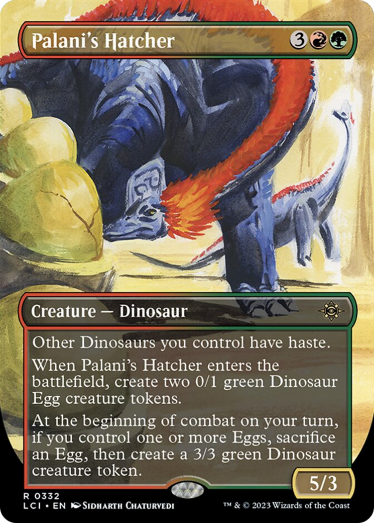 Palani's Hatcher (Borderless) [The Lost Caverns of Ixalan] | Kessel Run Games Inc. 