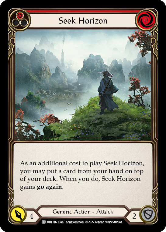 Seek Horizon (Red) [OUT216] (Outsiders) | Kessel Run Games Inc. 