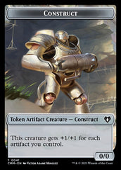 Elemental (0026) // Construct (0041) Double-Sided Token [Commander Masters Tokens] | Kessel Run Games Inc. 