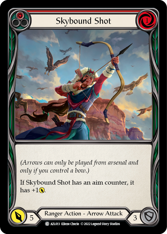 Skybound Shot (Red) [AZL013] (Outsiders Azalea Blitz Deck) | Kessel Run Games Inc. 