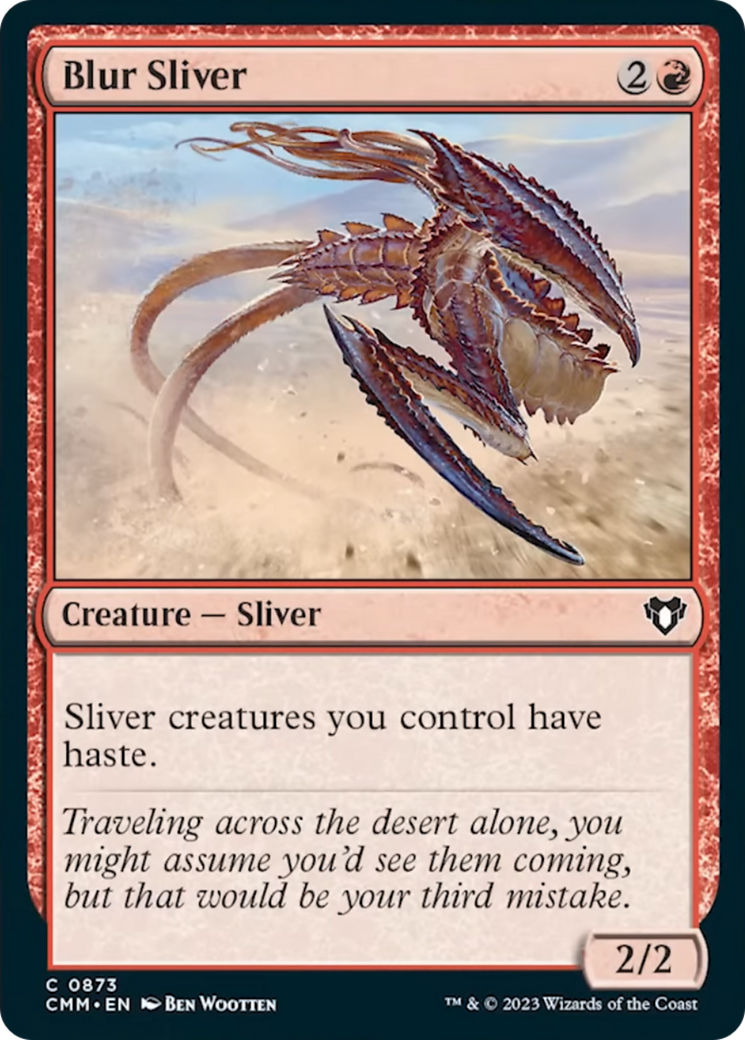 Blur Sliver [Commander Masters] | Kessel Run Games Inc. 