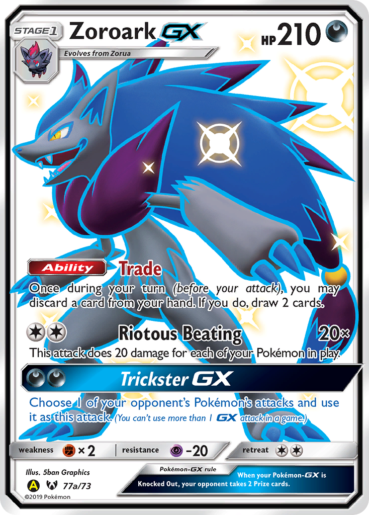 Zoroark GX (77a/73) [Alternate Art Promos] | Kessel Run Games Inc. 