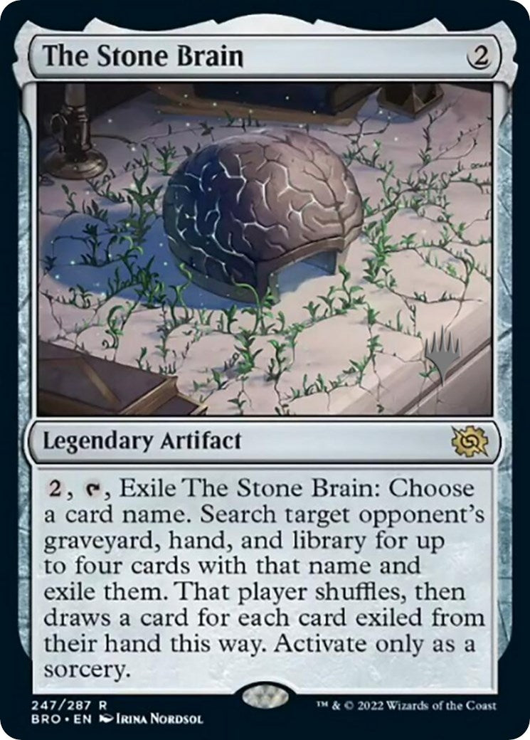 The Stone Brain (Promo Pack) [The Brothers' War Promos] | Kessel Run Games Inc. 