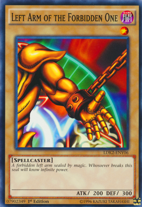Left Arm of the Forbidden One [LDK2-ENY06] Common | Kessel Run Games Inc. 