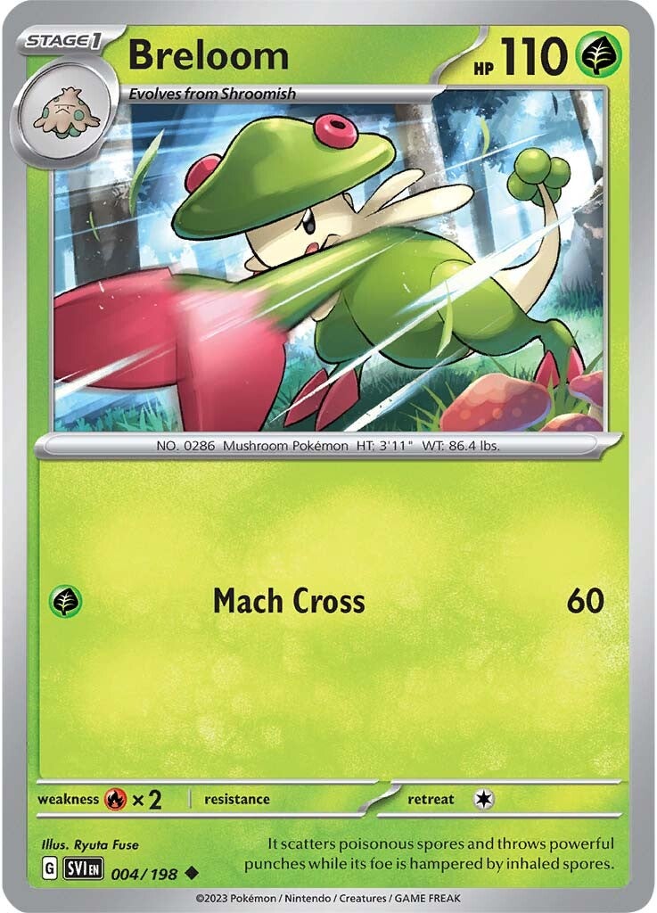 Breloom (004/198) [Scarlet & Violet: Base Set] | Kessel Run Games Inc. 