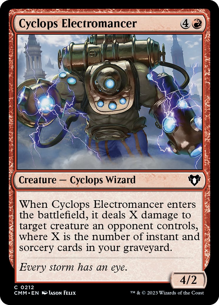 Cyclops Electromancer [Commander Masters] | Kessel Run Games Inc. 