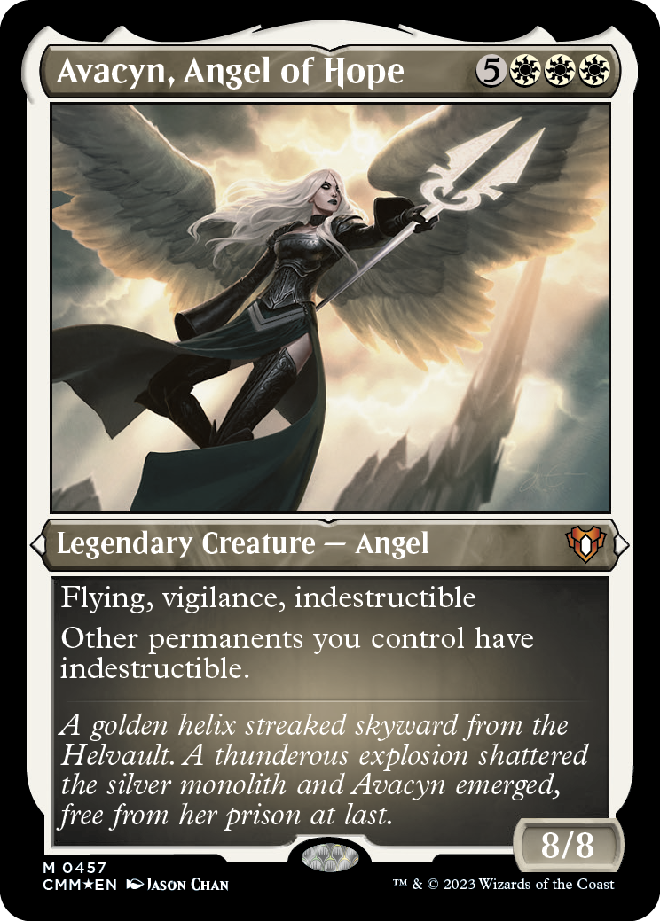 Avacyn, Angel of Hope (Foil Etched) [Commander Masters] | Kessel Run Games Inc. 