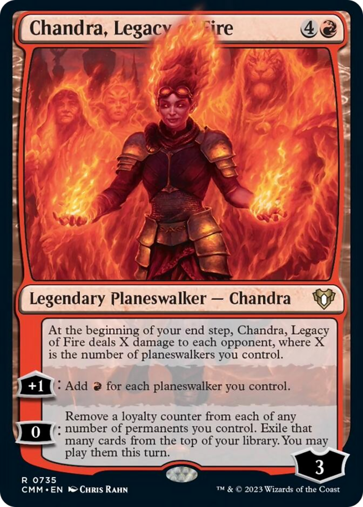 Chandra, Legacy of Fire [Commander Masters] | Kessel Run Games Inc. 