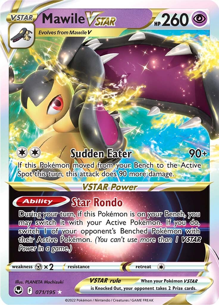 Mawile VSTAR (071/195) [Sword & Shield: Silver Tempest] | Kessel Run Games Inc. 