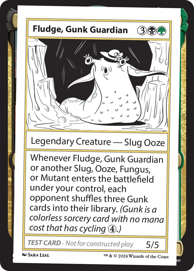 Fludge, Gunk Guardian [Mystery Booster 2 Playtest Cards] | Kessel Run Games Inc. 