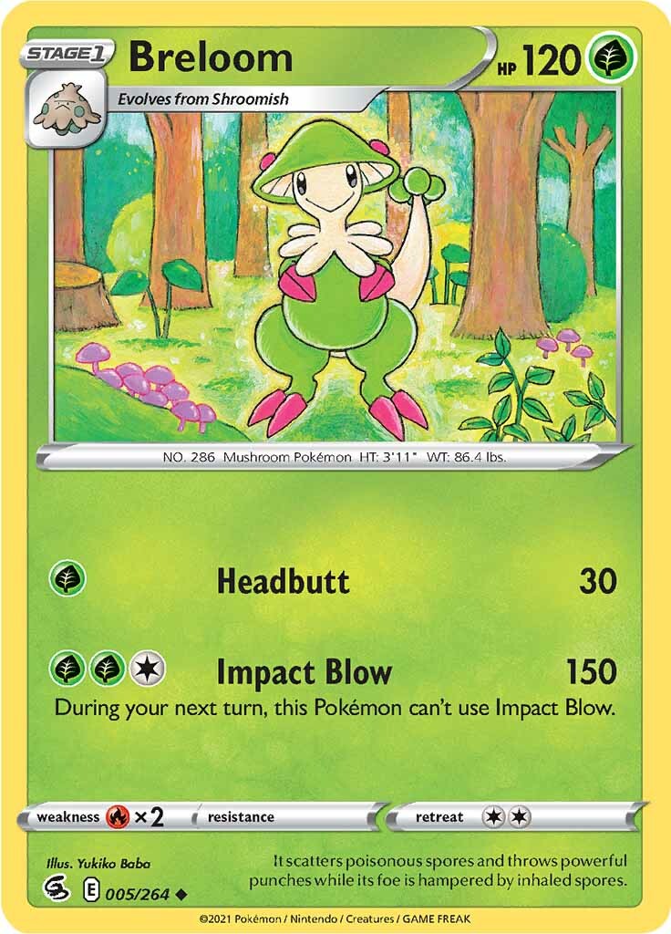 Breloom (005/264) [Sword & Shield: Fusion Strike] | Kessel Run Games Inc. 